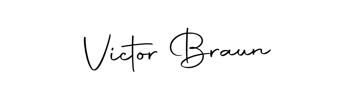 You should practise on your own different ways (Autography-DOLnW) to write your name (Victor Braun) in signature. don't let someone else do it for you. Victor Braun signature style 10 images and pictures png