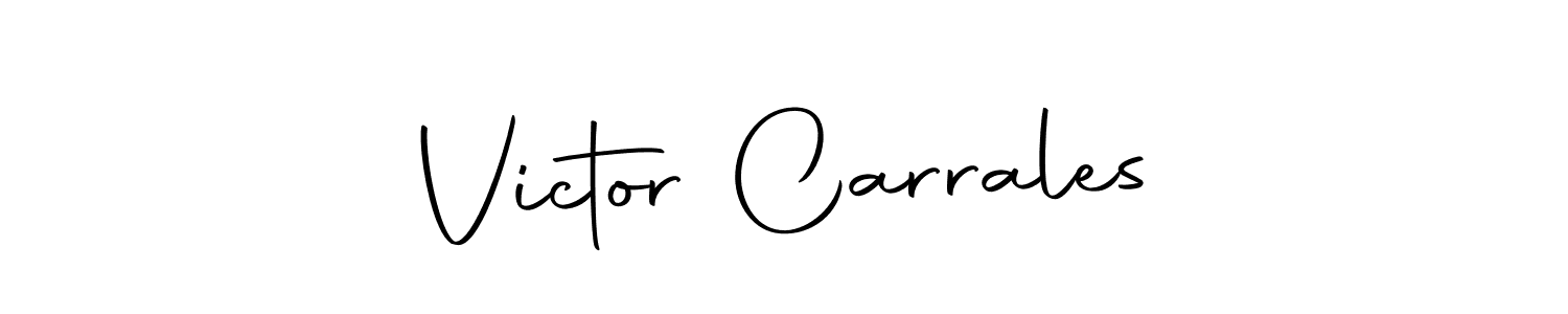 Also we have Victor Carrales name is the best signature style. Create professional handwritten signature collection using Autography-DOLnW autograph style. Victor Carrales signature style 10 images and pictures png