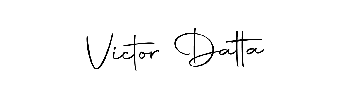 Victor Datta stylish signature style. Best Handwritten Sign (Autography-DOLnW) for my name. Handwritten Signature Collection Ideas for my name Victor Datta. Victor Datta signature style 10 images and pictures png