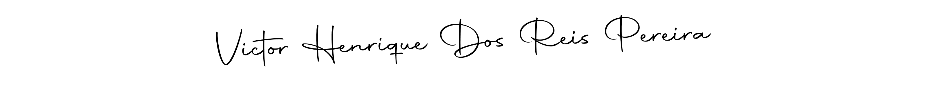 Make a beautiful signature design for name Victor Henrique Dos Reis Pereira. With this signature (Autography-DOLnW) style, you can create a handwritten signature for free. Victor Henrique Dos Reis Pereira signature style 10 images and pictures png