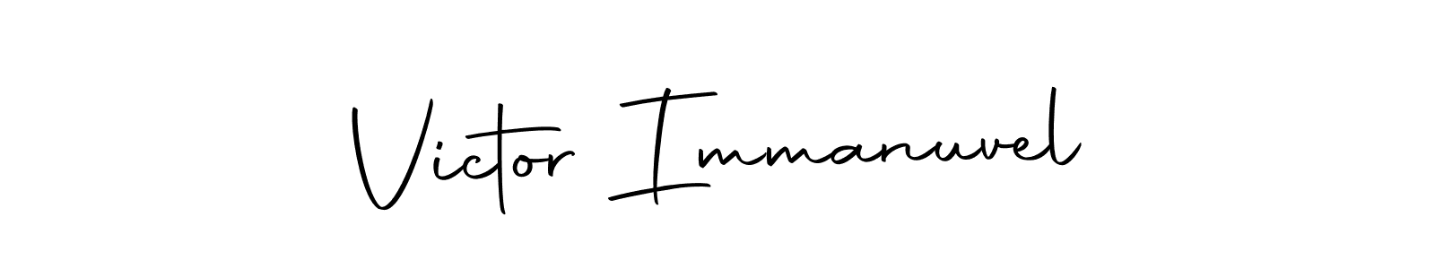 Use a signature maker to create a handwritten signature online. With this signature software, you can design (Autography-DOLnW) your own signature for name Victor Immanuvel. Victor Immanuvel signature style 10 images and pictures png