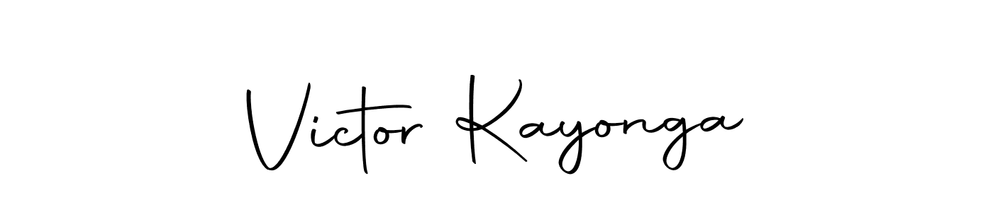 Also we have Victor Kayonga name is the best signature style. Create professional handwritten signature collection using Autography-DOLnW autograph style. Victor Kayonga signature style 10 images and pictures png