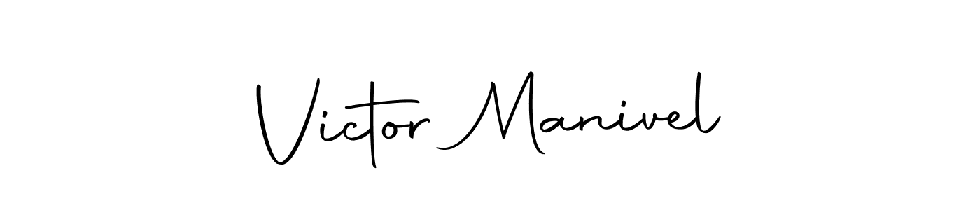 Make a beautiful signature design for name Victor Manivel. With this signature (Autography-DOLnW) style, you can create a handwritten signature for free. Victor Manivel signature style 10 images and pictures png