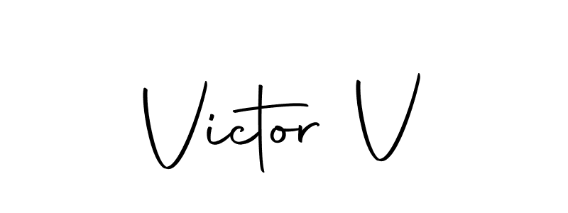Similarly Autography-DOLnW is the best handwritten signature design. Signature creator online .You can use it as an online autograph creator for name Victor V. Victor V signature style 10 images and pictures png