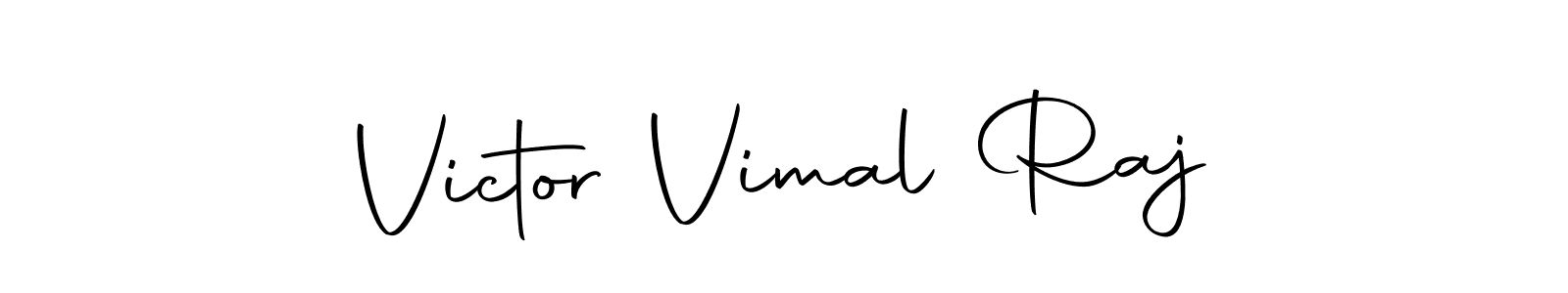 Autography-DOLnW is a professional signature style that is perfect for those who want to add a touch of class to their signature. It is also a great choice for those who want to make their signature more unique. Get Victor Vimal Raj name to fancy signature for free. Victor Vimal Raj signature style 10 images and pictures png