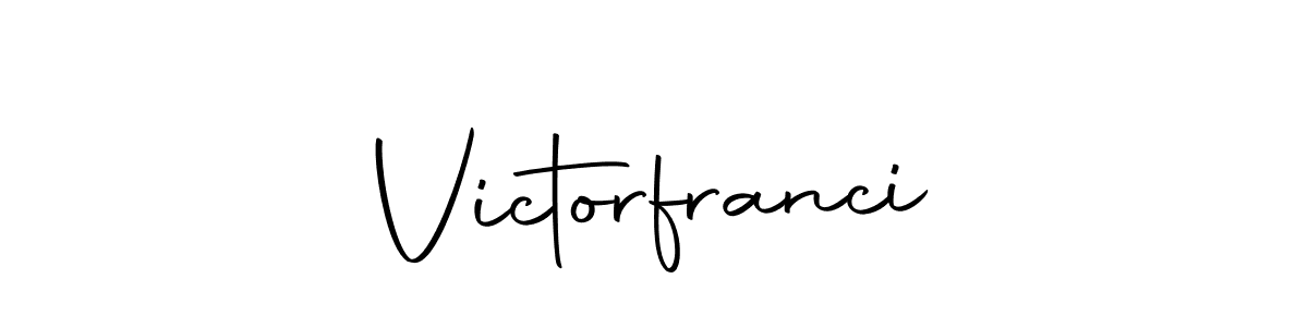 You can use this online signature creator to create a handwritten signature for the name Victorfranci. This is the best online autograph maker. Victorfranci signature style 10 images and pictures png