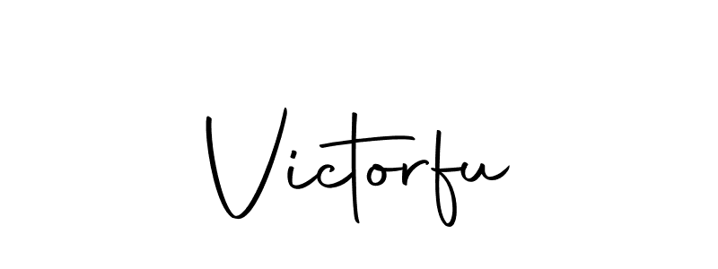 Make a beautiful signature design for name Victorfu. Use this online signature maker to create a handwritten signature for free. Victorfu signature style 10 images and pictures png