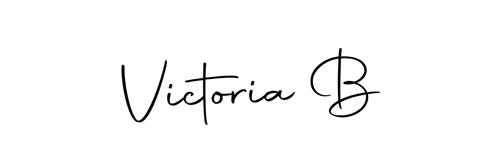 The best way (Autography-DOLnW) to make a short signature is to pick only two or three words in your name. The name Victoria B include a total of six letters. For converting this name. Victoria B signature style 10 images and pictures png