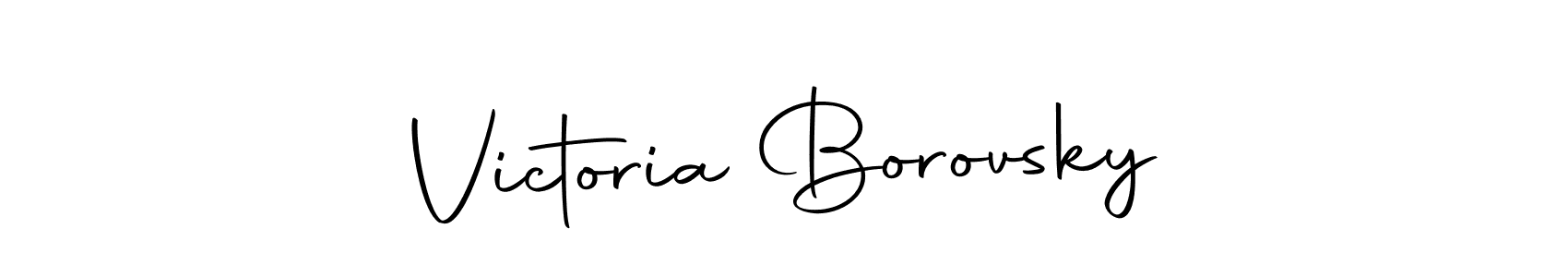 Also we have Victoria Borovsky name is the best signature style. Create professional handwritten signature collection using Autography-DOLnW autograph style. Victoria Borovsky signature style 10 images and pictures png