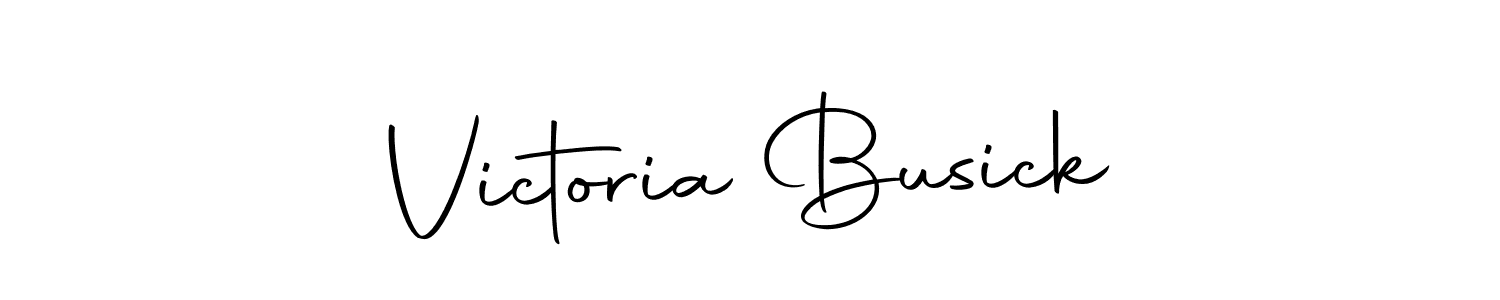 Also we have Victoria Busick name is the best signature style. Create professional handwritten signature collection using Autography-DOLnW autograph style. Victoria Busick signature style 10 images and pictures png