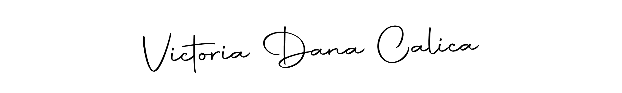 if you are searching for the best signature style for your name Victoria Dana Calica. so please give up your signature search. here we have designed multiple signature styles  using Autography-DOLnW. Victoria Dana Calica signature style 10 images and pictures png