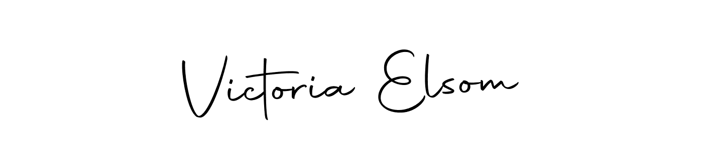 Also we have Victoria Elsom name is the best signature style. Create professional handwritten signature collection using Autography-DOLnW autograph style. Victoria Elsom signature style 10 images and pictures png