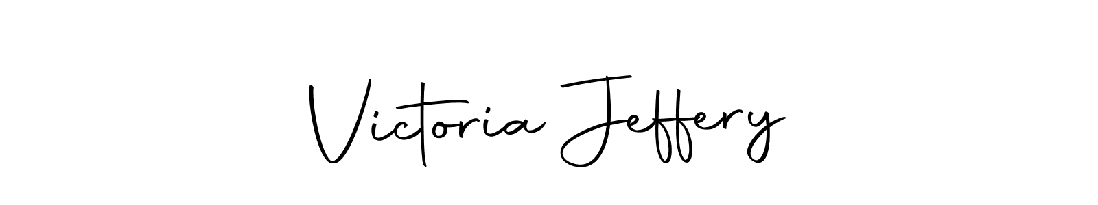 You should practise on your own different ways (Autography-DOLnW) to write your name (Victoria Jeffery) in signature. don't let someone else do it for you. Victoria Jeffery signature style 10 images and pictures png