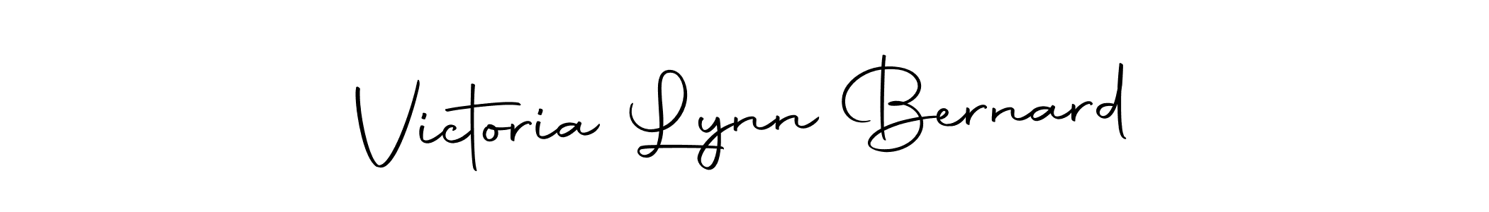 Make a beautiful signature design for name Victoria Lynn Bernard. With this signature (Autography-DOLnW) style, you can create a handwritten signature for free. Victoria Lynn Bernard signature style 10 images and pictures png