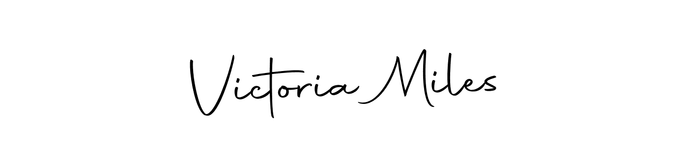 Use a signature maker to create a handwritten signature online. With this signature software, you can design (Autography-DOLnW) your own signature for name Victoria Miles. Victoria Miles signature style 10 images and pictures png