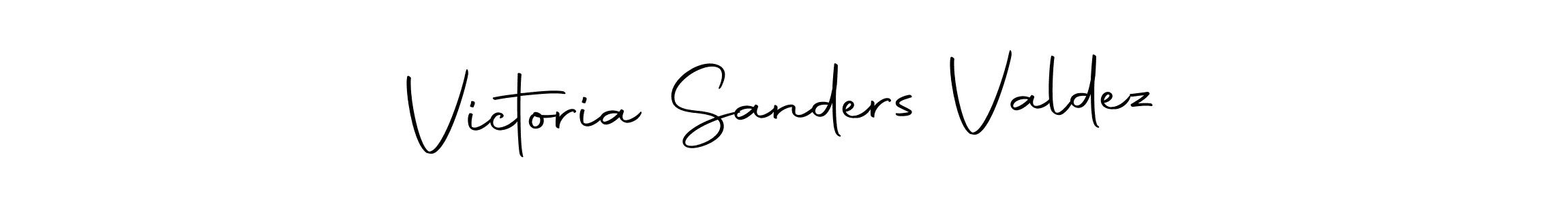 Make a beautiful signature design for name Victoria Sanders Valdez. With this signature (Autography-DOLnW) style, you can create a handwritten signature for free. Victoria Sanders Valdez signature style 10 images and pictures png