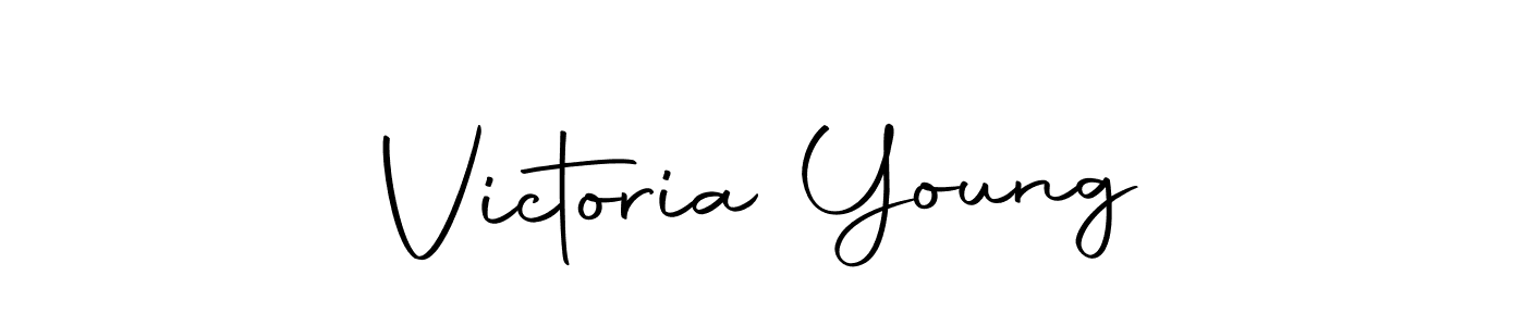 Design your own signature with our free online signature maker. With this signature software, you can create a handwritten (Autography-DOLnW) signature for name Victoria Young. Victoria Young signature style 10 images and pictures png