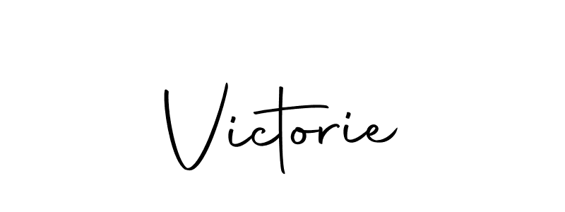 Make a beautiful signature design for name Victorie. With this signature (Autography-DOLnW) style, you can create a handwritten signature for free. Victorie signature style 10 images and pictures png