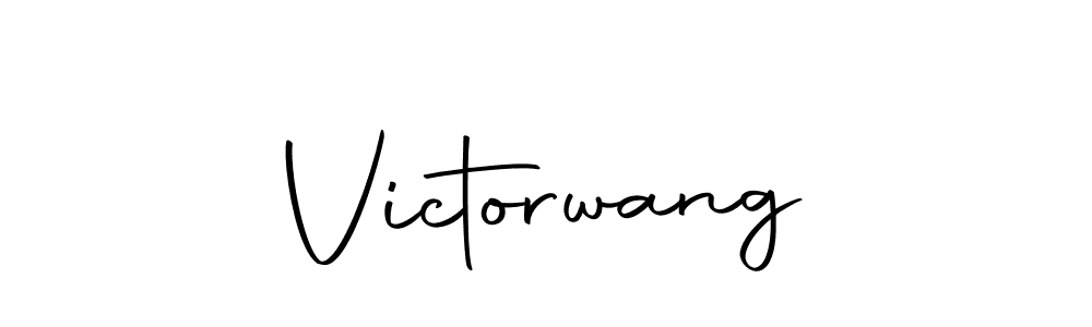 if you are searching for the best signature style for your name Victorwang. so please give up your signature search. here we have designed multiple signature styles  using Autography-DOLnW. Victorwang signature style 10 images and pictures png