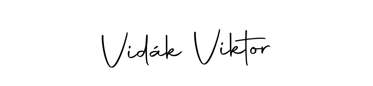 It looks lik you need a new signature style for name Vidák Viktor. Design unique handwritten (Autography-DOLnW) signature with our free signature maker in just a few clicks. Vidák Viktor signature style 10 images and pictures png