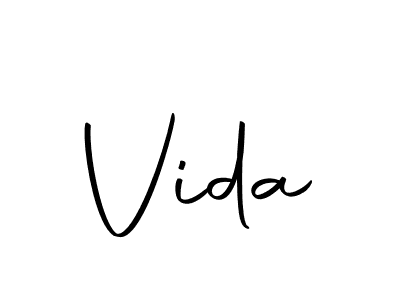 How to make Vida signature? Autography-DOLnW is a professional autograph style. Create handwritten signature for Vida name. Vida signature style 10 images and pictures png