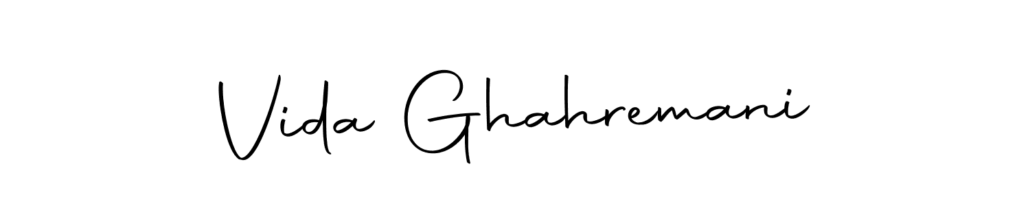 Once you've used our free online signature maker to create your best signature Autography-DOLnW style, it's time to enjoy all of the benefits that Vida Ghahremani name signing documents. Vida Ghahremani signature style 10 images and pictures png