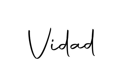 It looks lik you need a new signature style for name Vidad. Design unique handwritten (Autography-DOLnW) signature with our free signature maker in just a few clicks. Vidad signature style 10 images and pictures png