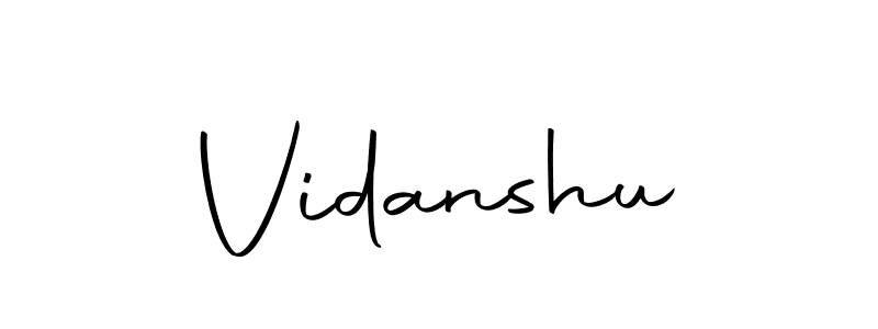 You should practise on your own different ways (Autography-DOLnW) to write your name (Vidanshu) in signature. don't let someone else do it for you. Vidanshu signature style 10 images and pictures png