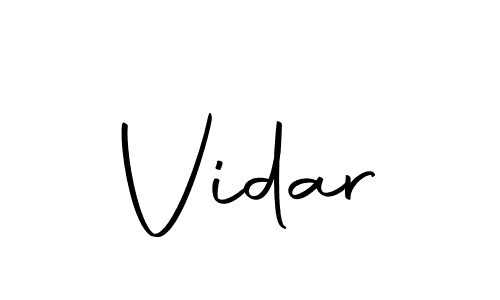 Also we have Vidar name is the best signature style. Create professional handwritten signature collection using Autography-DOLnW autograph style. Vidar signature style 10 images and pictures png