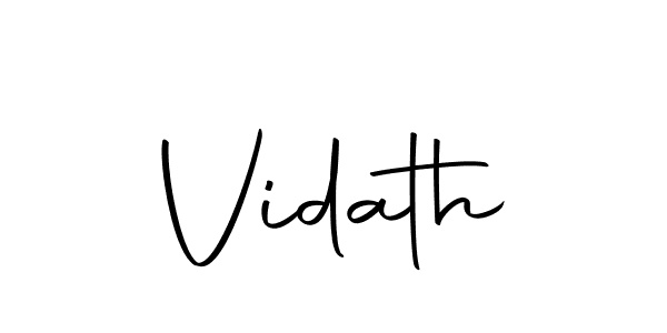 How to make Vidath name signature. Use Autography-DOLnW style for creating short signs online. This is the latest handwritten sign. Vidath signature style 10 images and pictures png