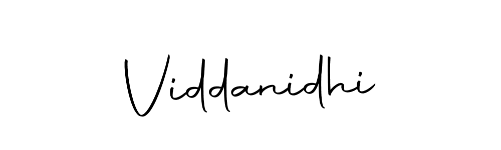 Use a signature maker to create a handwritten signature online. With this signature software, you can design (Autography-DOLnW) your own signature for name Viddanidhi. Viddanidhi signature style 10 images and pictures png