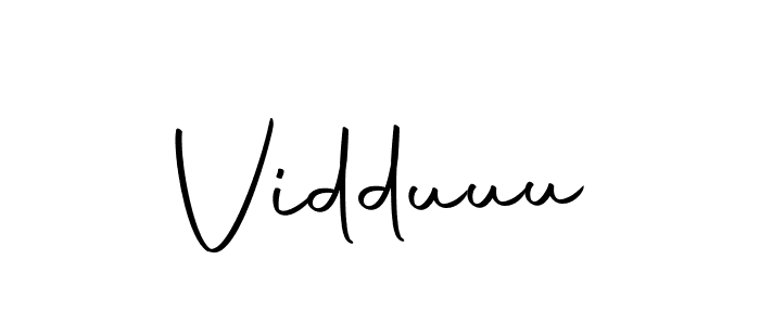 Also we have Vidduuu name is the best signature style. Create professional handwritten signature collection using Autography-DOLnW autograph style. Vidduuu signature style 10 images and pictures png