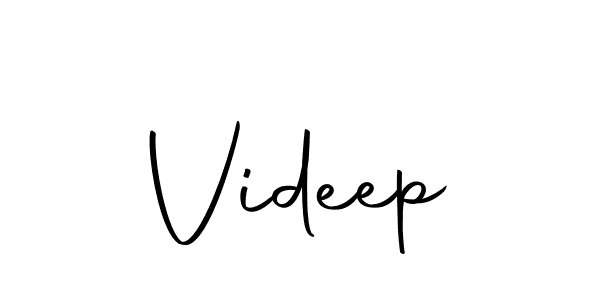 Videep stylish signature style. Best Handwritten Sign (Autography-DOLnW) for my name. Handwritten Signature Collection Ideas for my name Videep. Videep signature style 10 images and pictures png