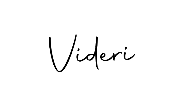 Create a beautiful signature design for name Videri. With this signature (Autography-DOLnW) fonts, you can make a handwritten signature for free. Videri signature style 10 images and pictures png