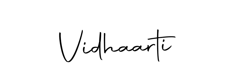 You can use this online signature creator to create a handwritten signature for the name Vidhaarti. This is the best online autograph maker. Vidhaarti signature style 10 images and pictures png