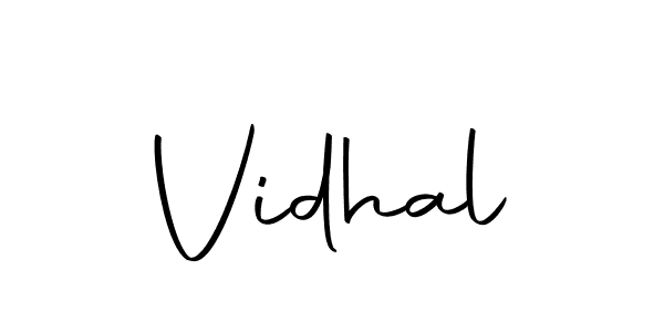 Similarly Autography-DOLnW is the best handwritten signature design. Signature creator online .You can use it as an online autograph creator for name Vidhal. Vidhal signature style 10 images and pictures png