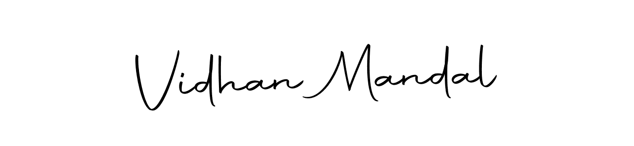 Use a signature maker to create a handwritten signature online. With this signature software, you can design (Autography-DOLnW) your own signature for name Vidhan Mandal. Vidhan Mandal signature style 10 images and pictures png