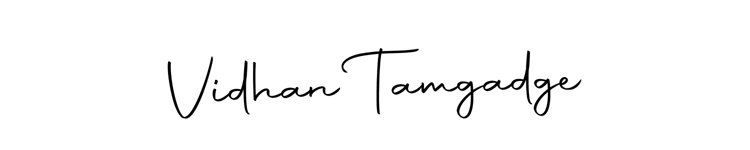 Make a short Vidhan Tamgadge signature style. Manage your documents anywhere anytime using Autography-DOLnW. Create and add eSignatures, submit forms, share and send files easily. Vidhan Tamgadge signature style 10 images and pictures png