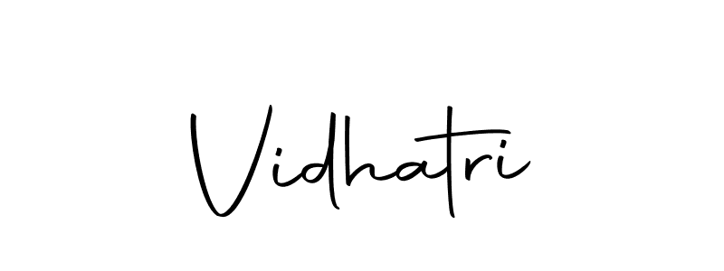 if you are searching for the best signature style for your name Vidhatri. so please give up your signature search. here we have designed multiple signature styles  using Autography-DOLnW. Vidhatri signature style 10 images and pictures png