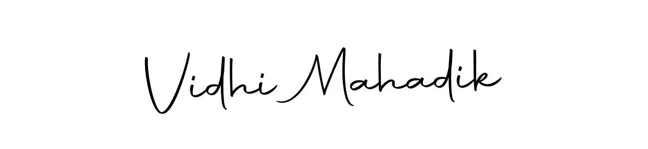 if you are searching for the best signature style for your name Vidhi Mahadik. so please give up your signature search. here we have designed multiple signature styles  using Autography-DOLnW. Vidhi Mahadik signature style 10 images and pictures png