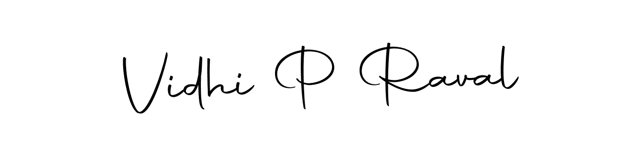 Design your own signature with our free online signature maker. With this signature software, you can create a handwritten (Autography-DOLnW) signature for name Vidhi P Raval. Vidhi P Raval signature style 10 images and pictures png