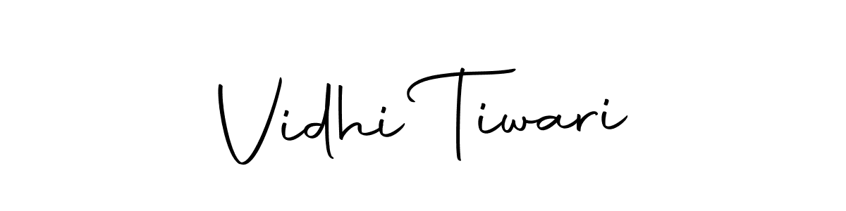 You should practise on your own different ways (Autography-DOLnW) to write your name (Vidhi Tiwari) in signature. don't let someone else do it for you. Vidhi Tiwari signature style 10 images and pictures png