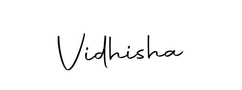 How to make Vidhisha name signature. Use Autography-DOLnW style for creating short signs online. This is the latest handwritten sign. Vidhisha signature style 10 images and pictures png