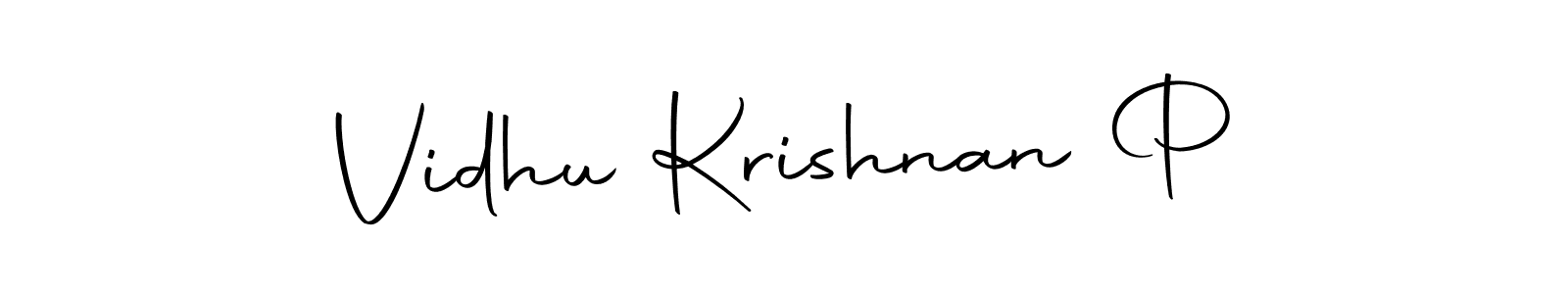 Here are the top 10 professional signature styles for the name Vidhu Krishnan P. These are the best autograph styles you can use for your name. Vidhu Krishnan P signature style 10 images and pictures png