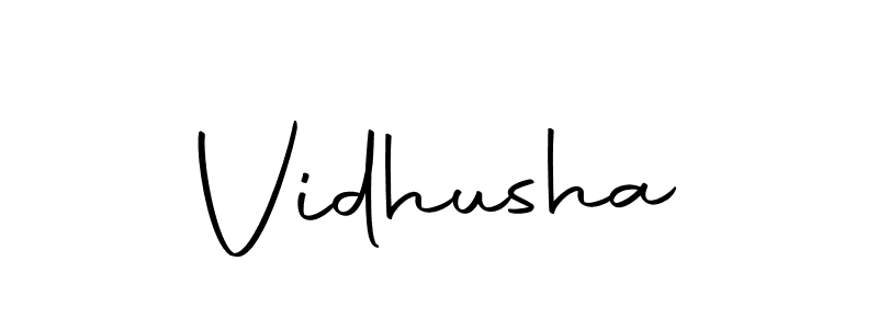 You can use this online signature creator to create a handwritten signature for the name Vidhusha. This is the best online autograph maker. Vidhusha signature style 10 images and pictures png