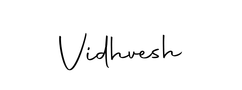 How to make Vidhvesh signature? Autography-DOLnW is a professional autograph style. Create handwritten signature for Vidhvesh name. Vidhvesh signature style 10 images and pictures png