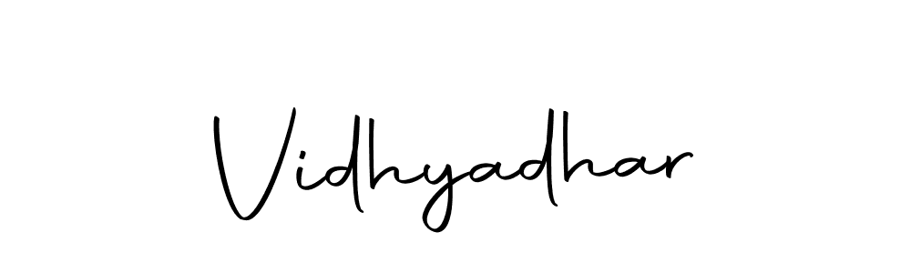 Make a beautiful signature design for name Vidhyadhar. Use this online signature maker to create a handwritten signature for free. Vidhyadhar signature style 10 images and pictures png