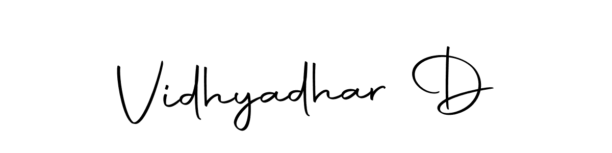 Make a beautiful signature design for name Vidhyadhar D. With this signature (Autography-DOLnW) style, you can create a handwritten signature for free. Vidhyadhar D signature style 10 images and pictures png