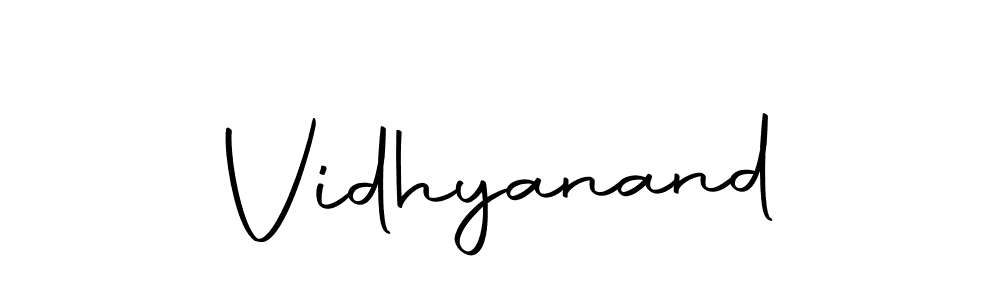 It looks lik you need a new signature style for name Vidhyanand. Design unique handwritten (Autography-DOLnW) signature with our free signature maker in just a few clicks. Vidhyanand signature style 10 images and pictures png