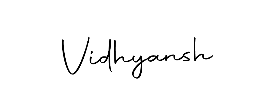 How to make Vidhyansh signature? Autography-DOLnW is a professional autograph style. Create handwritten signature for Vidhyansh name. Vidhyansh signature style 10 images and pictures png